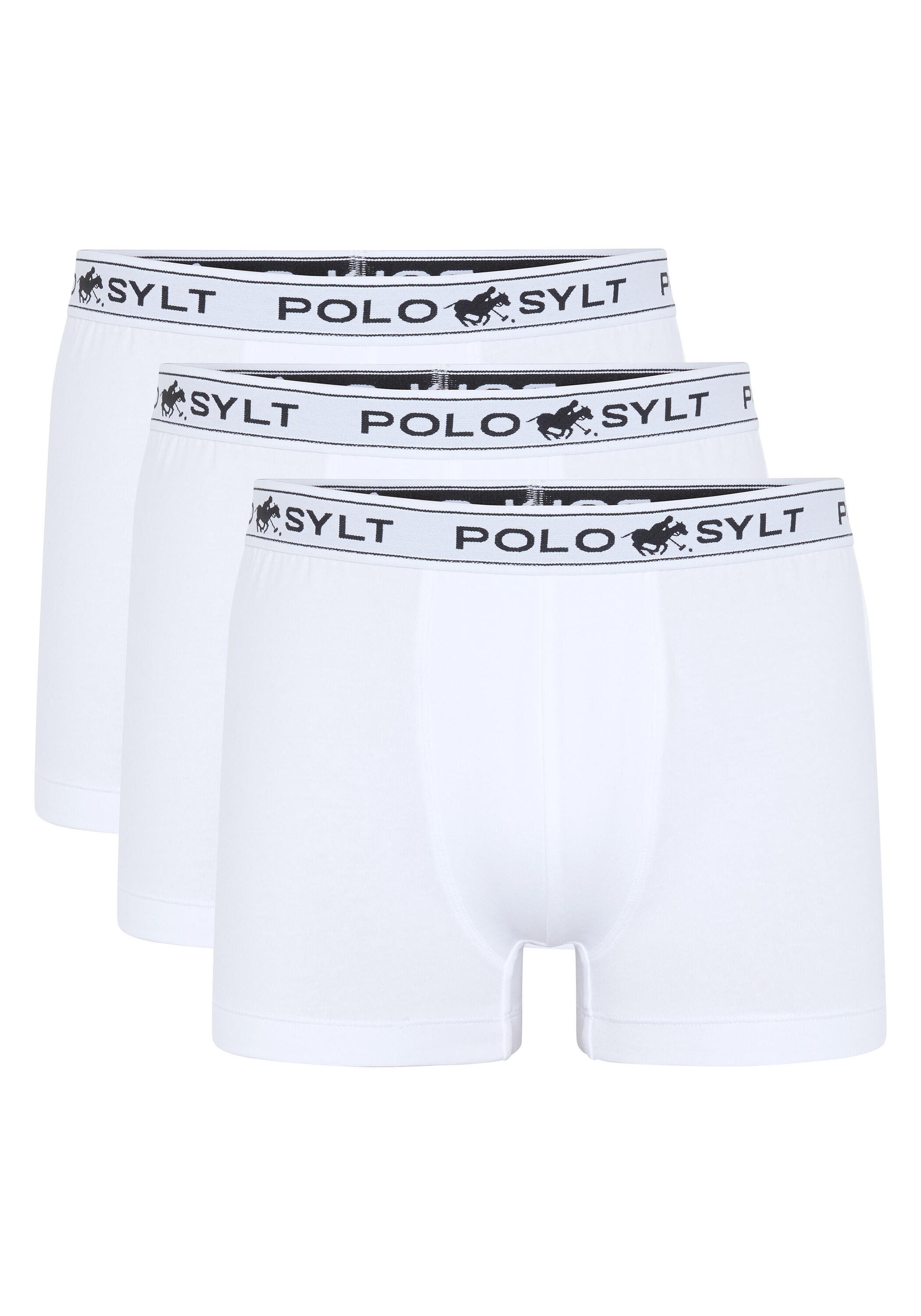 POLO SYLT Boxershorts im 3er-Pack mit Label-Elastikbund