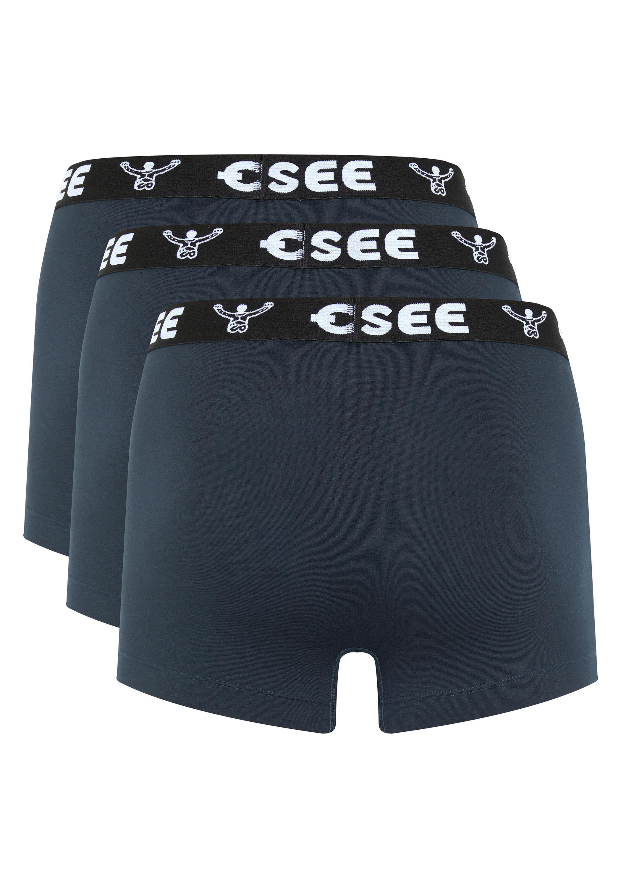Boxershorts im Dreierpack und Label-Look 3/7