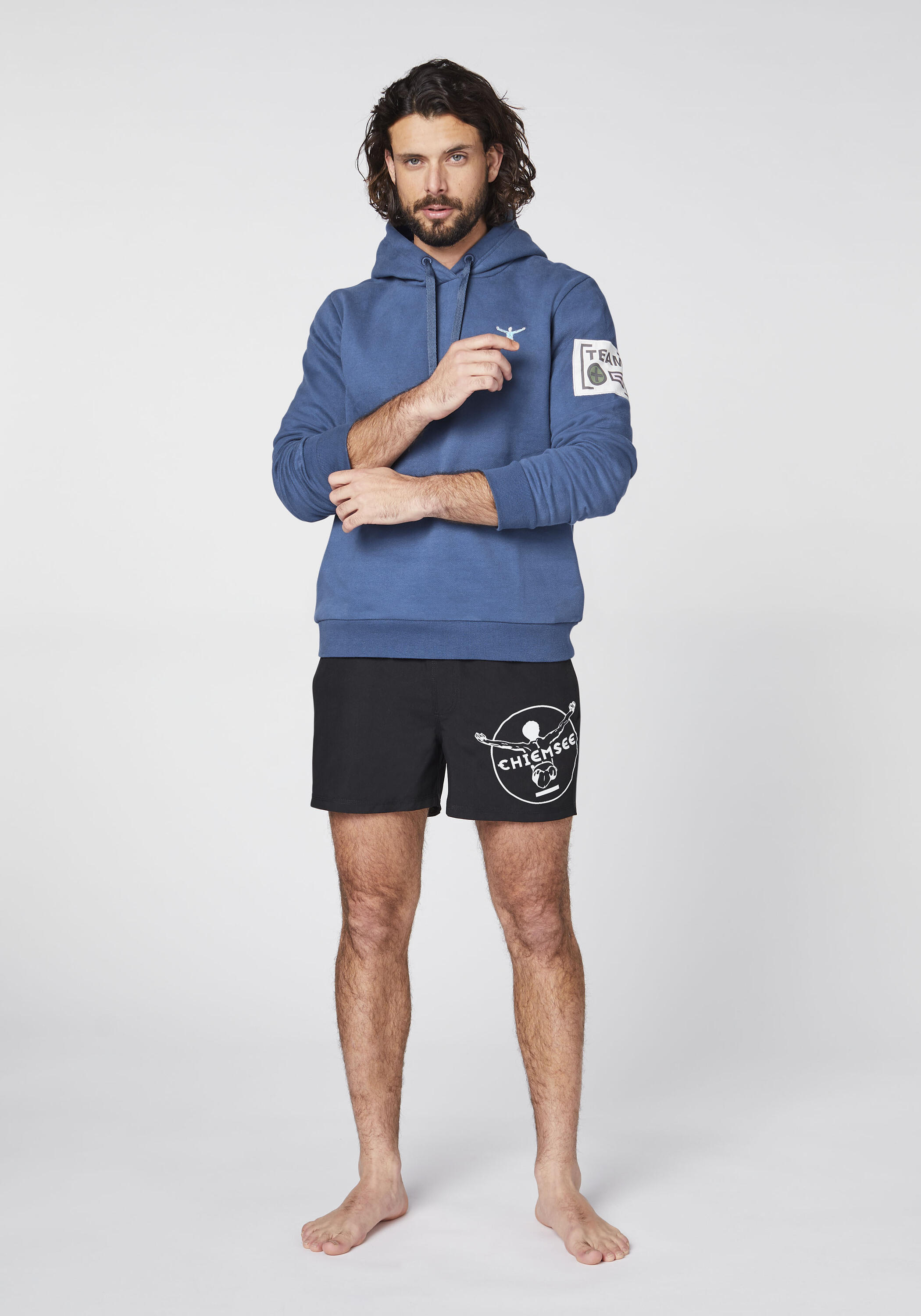 Badeshorts mit Label-Symbol und Taschen 5/6