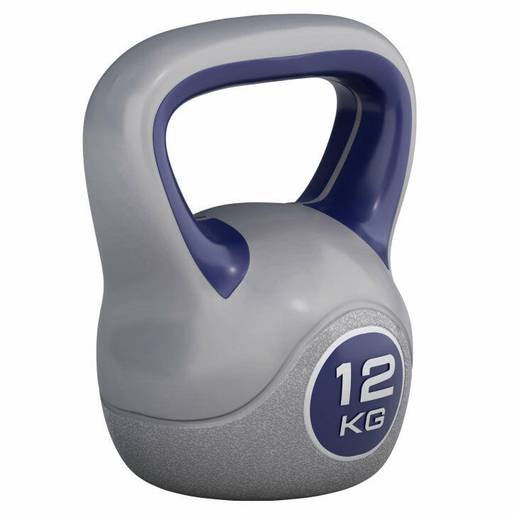VidaXL Kettlebell 8 kg - béton avec revêtement plastique VIDAXL