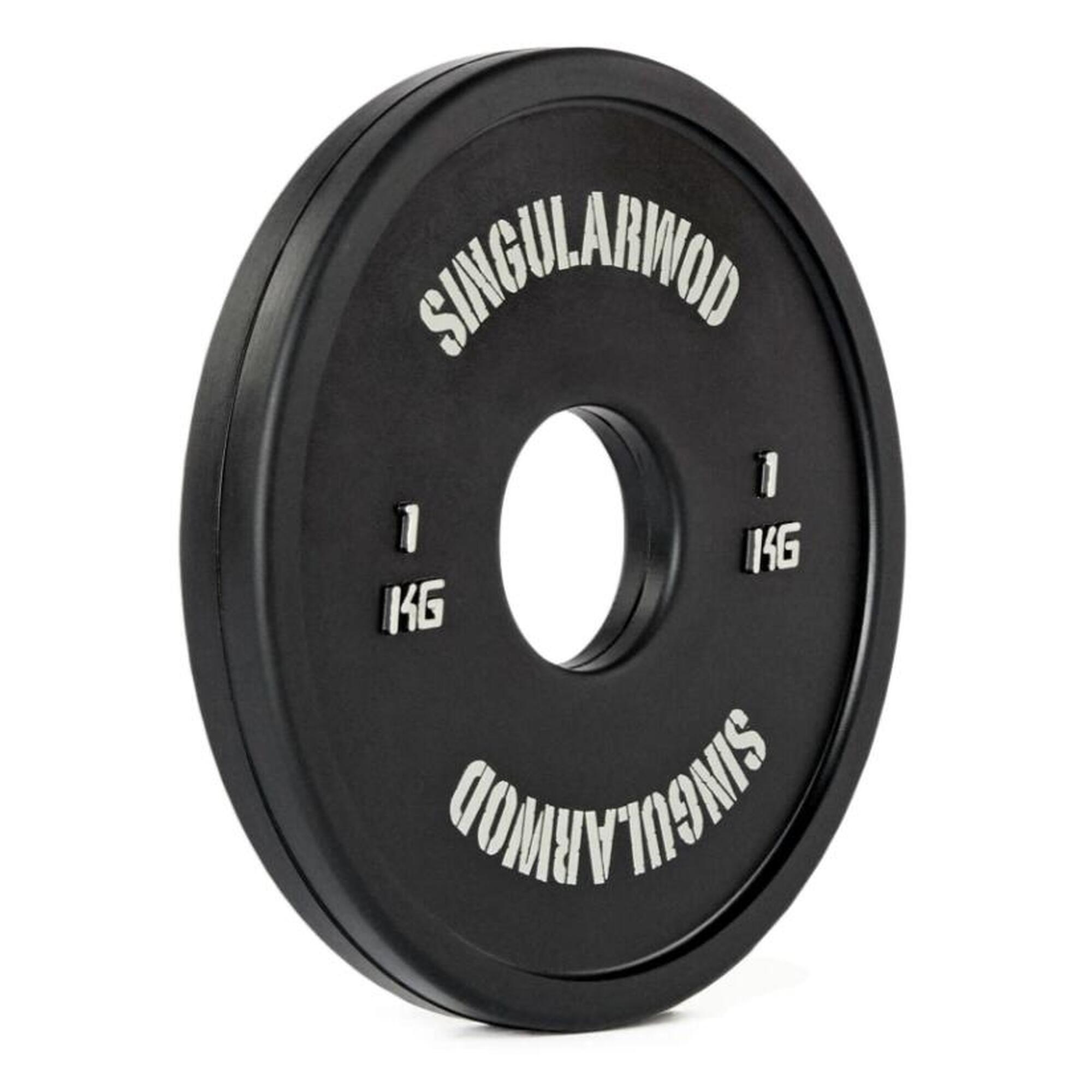 Mancuerna Hexagonal Singular Wod Dumbbell 8 Kg (Sin Logo) - Negro