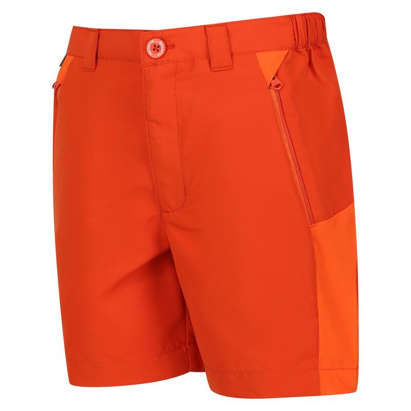 Pantalones Cortos Sorcer Mountain III para Niños/Niñas Naranja Oxidado, Naranja