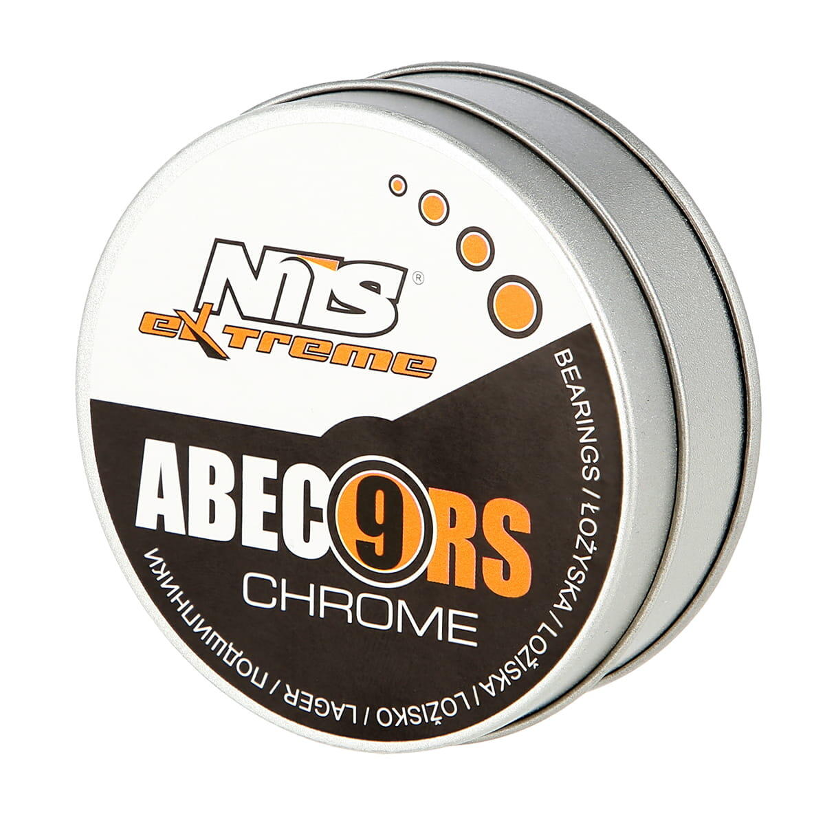 Łożyska (8 szt.) ABEC-9 RS Graphit Chrome Nils Extreme 2/7