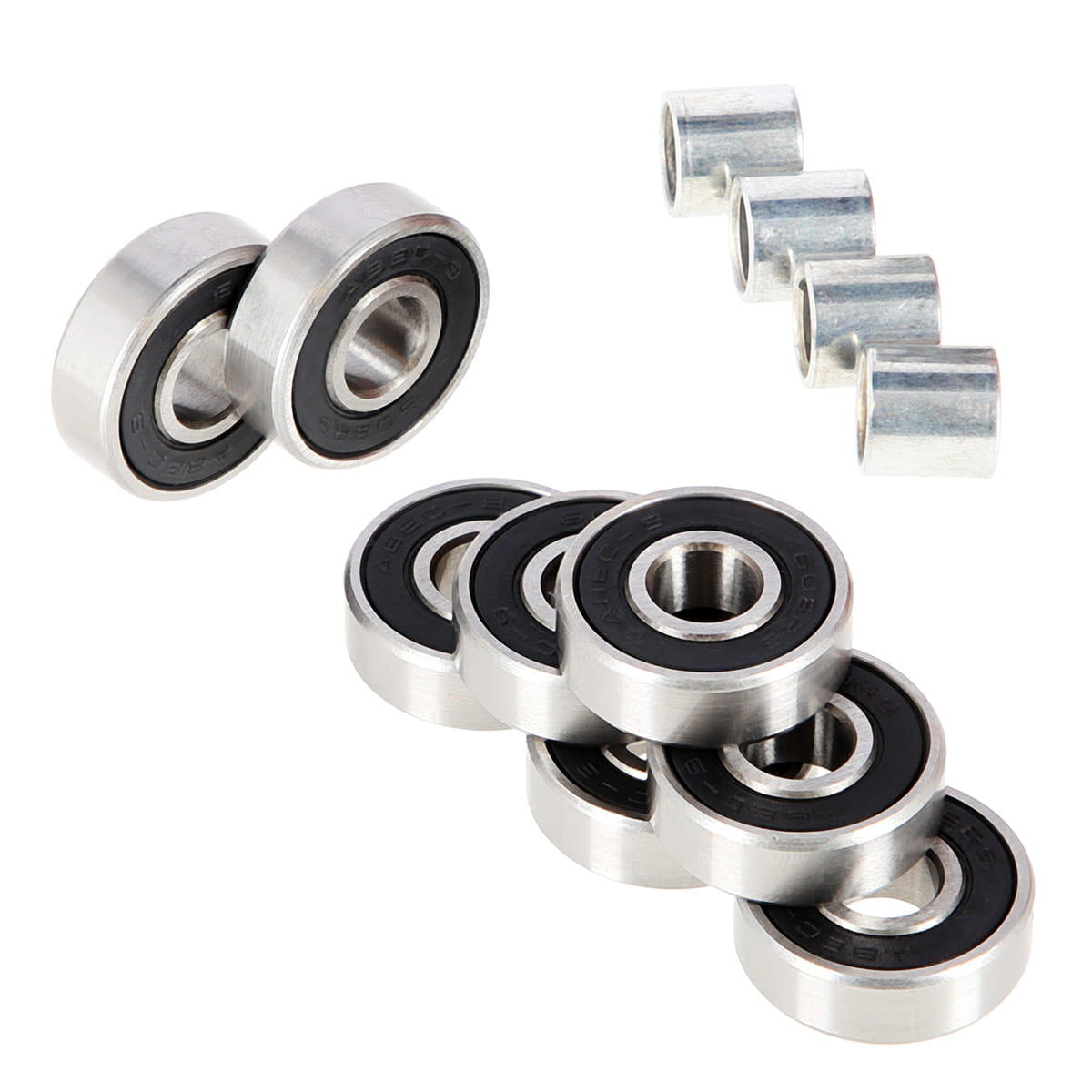 Łożyska (8 szt.) ABEC-9 RS Graphit Chrome Nils Extreme 5/7
