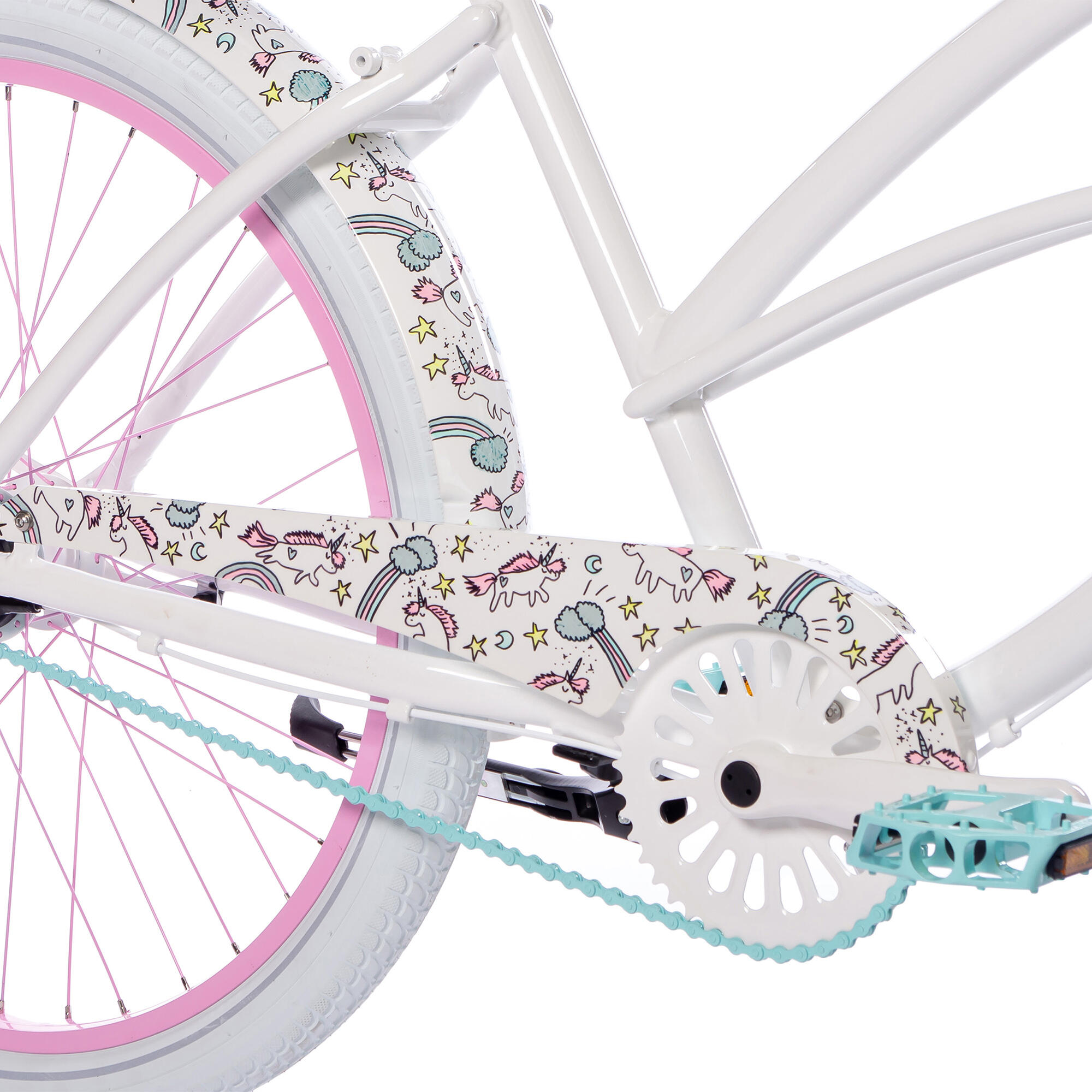 Rower miejski damski Plumbike La Donna Unique Unicorns 7B z hamulcem v-brake 2/7