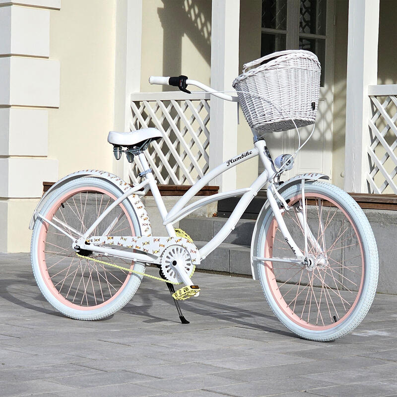 Rower miejski damski Plumbike La Donna Unique Candys 7B z hamulcem v