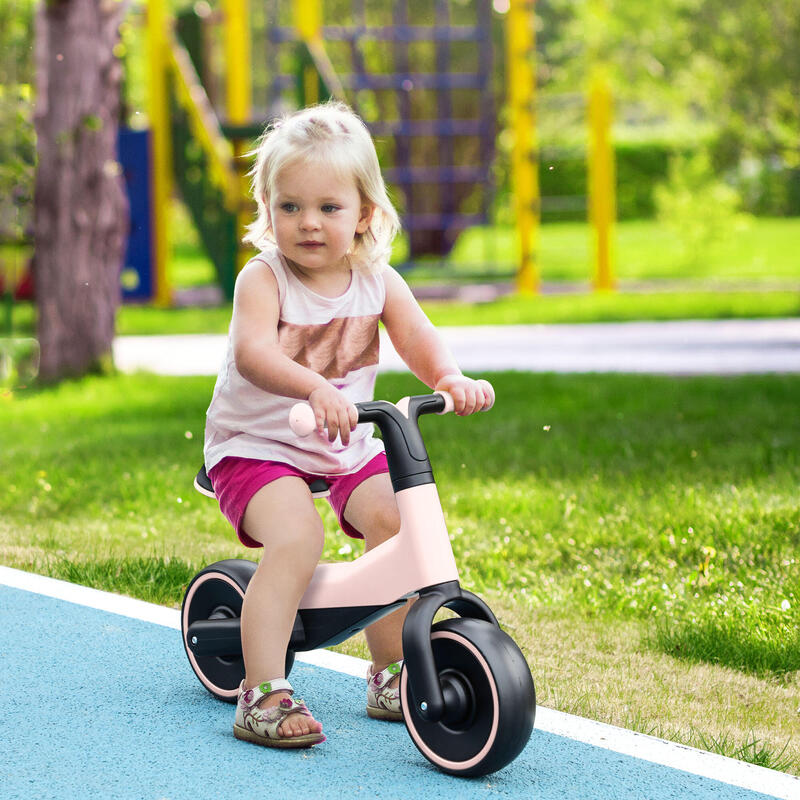 Bicicleta sin pedales para niños AIYAPLAY 66,5x34x46,5 cm rosa