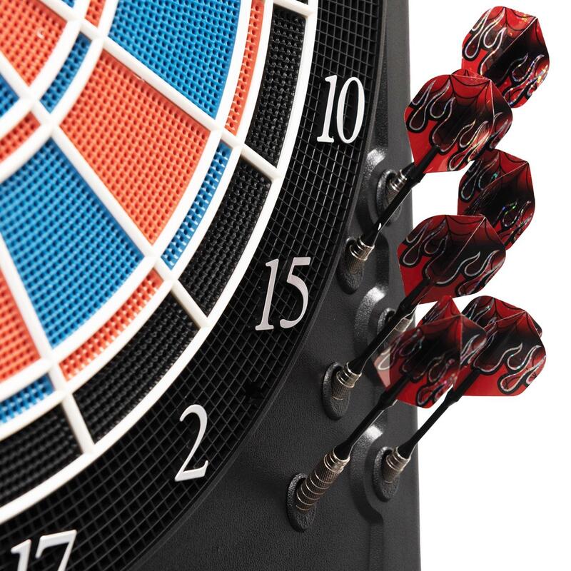 Darts céltábla Karella Premium, elektronikus, ezüstszínű (adapterrel)