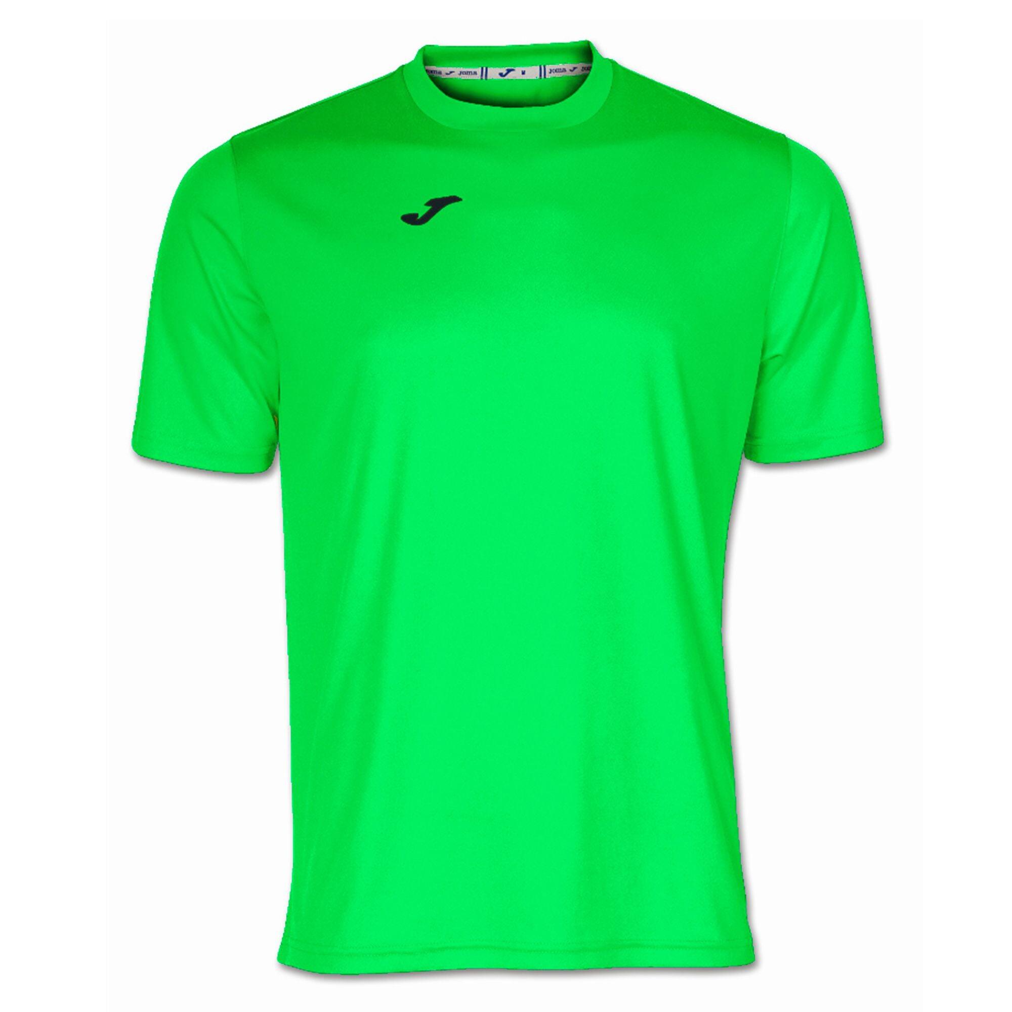 T-shirt da calcio uomo joma verde fluo 2/3