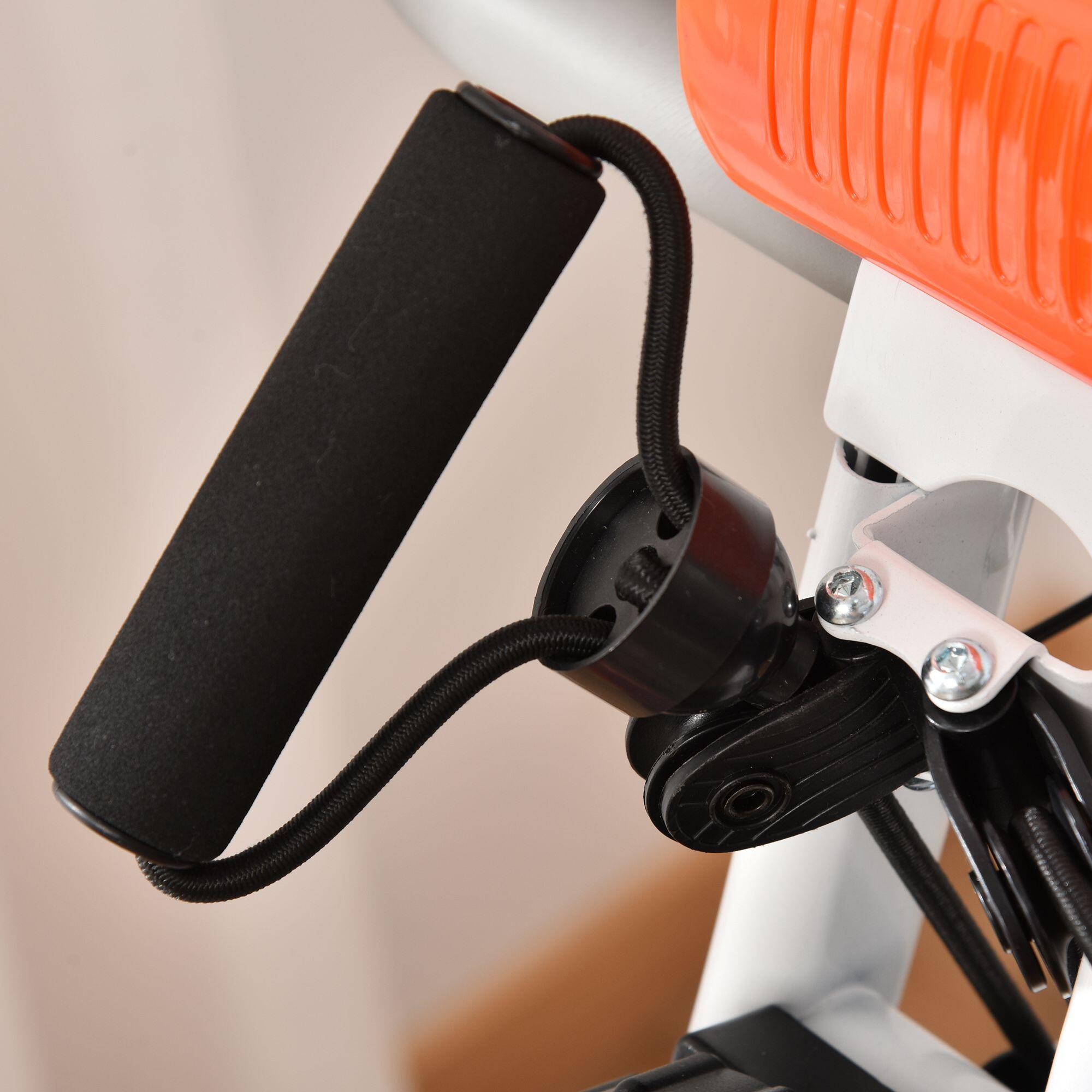 Bicicleta Estática HOMCOM 97x51x115 cm Naranja 5/7