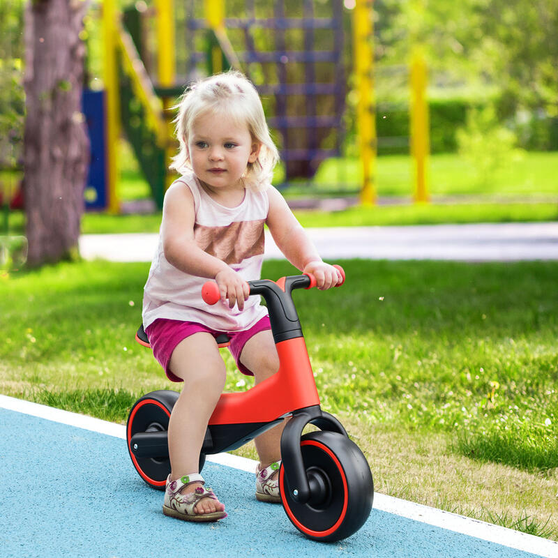Bicicleta sin pedales para niños AIYAPLAY 66,5x34x46,5 cm rojo