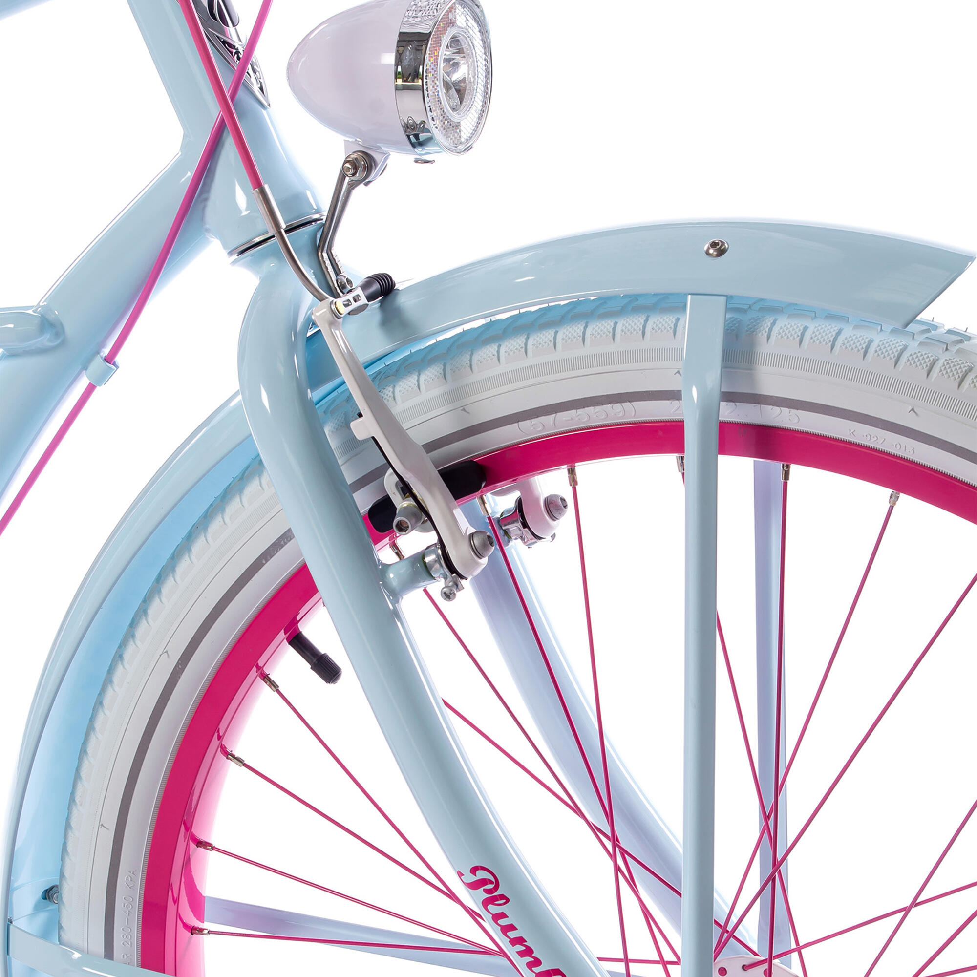 Rower miejski damski Plumbike La Donna Ice Cream 3B z hamulcem v-brake 3/7