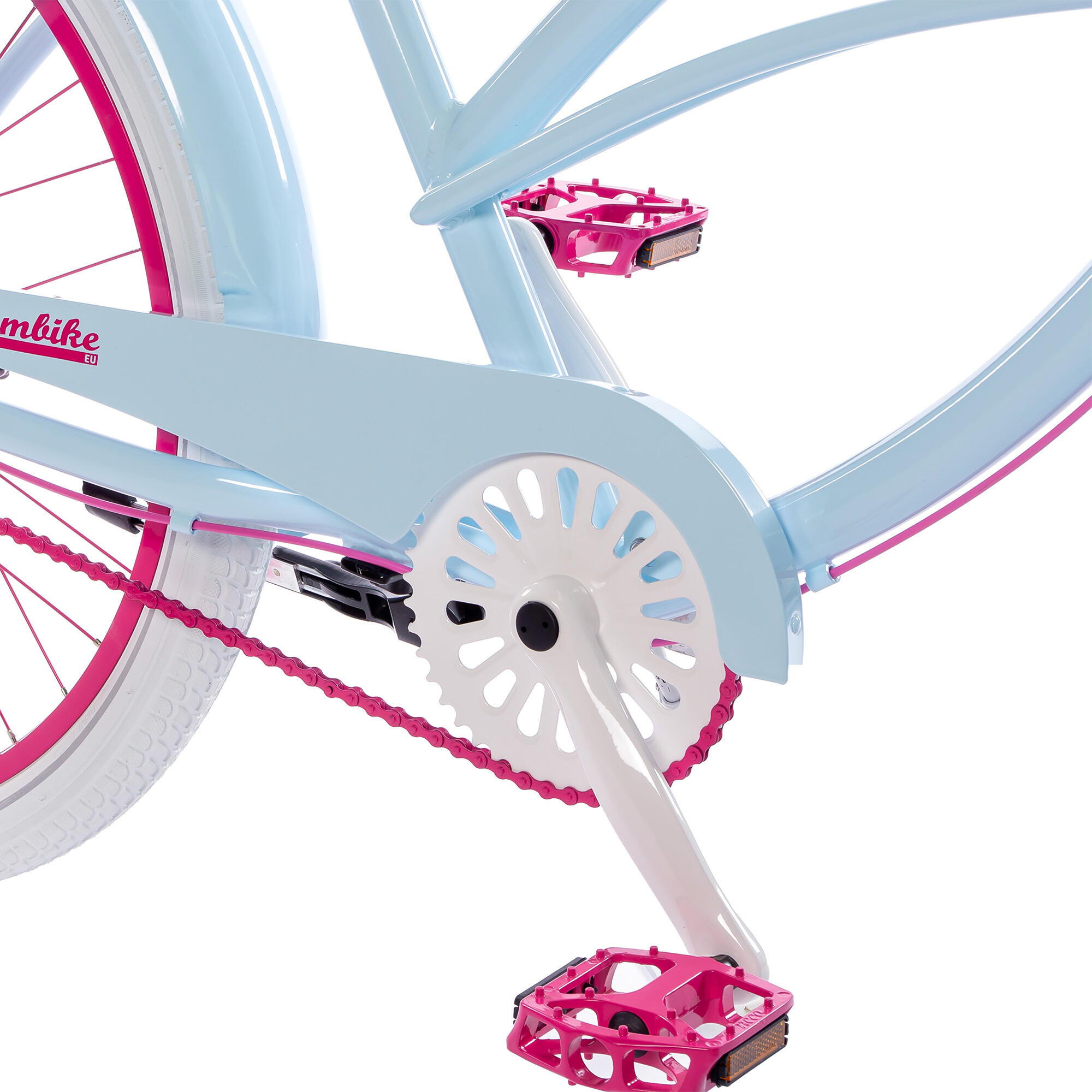 Rower miejski damski Plumbike La Donna Ice Cream 3B z hamulcem v-brake 4/7