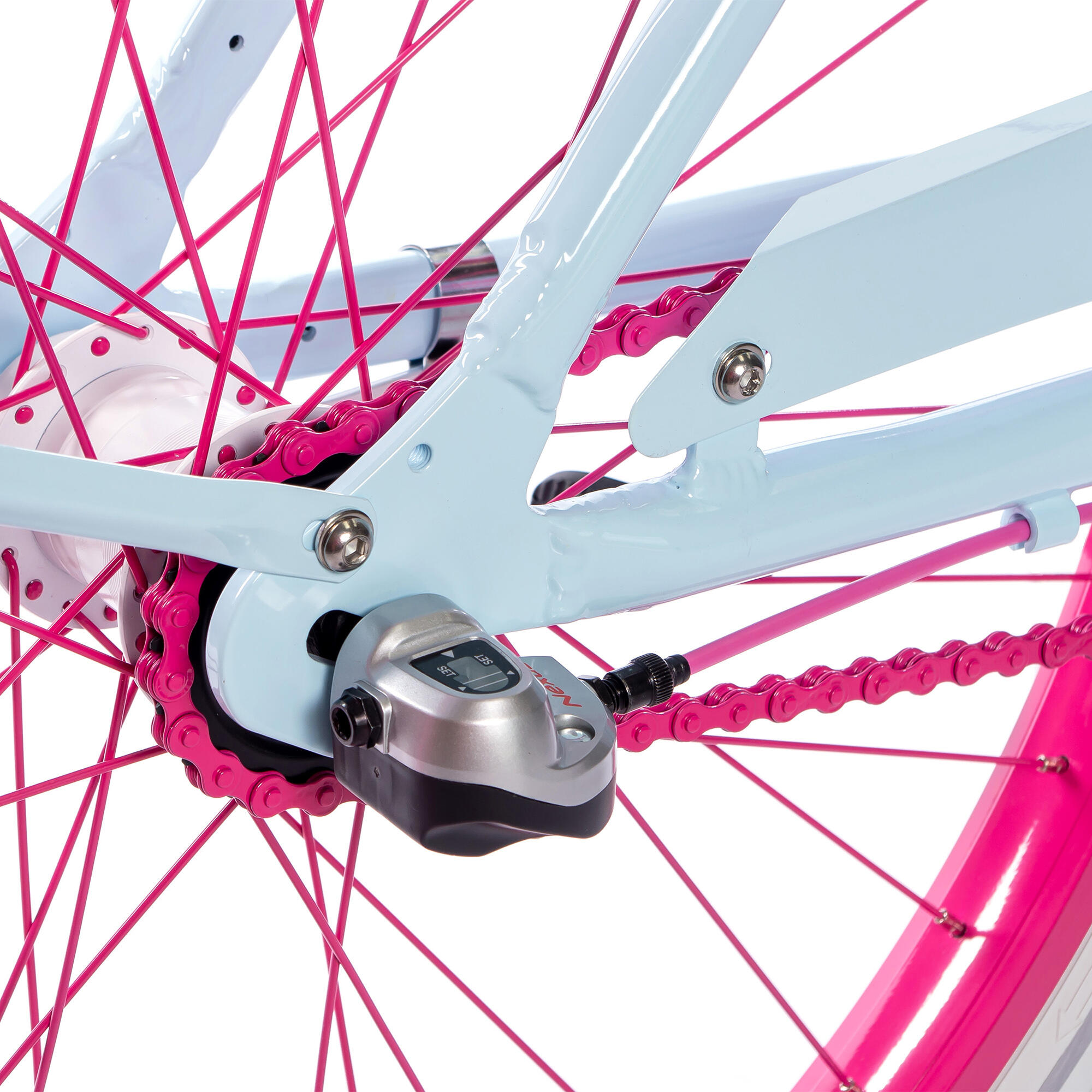 Rower miejski damski Plumbike La Donna Ice Cream 3B z hamulcem v-brake 5/7