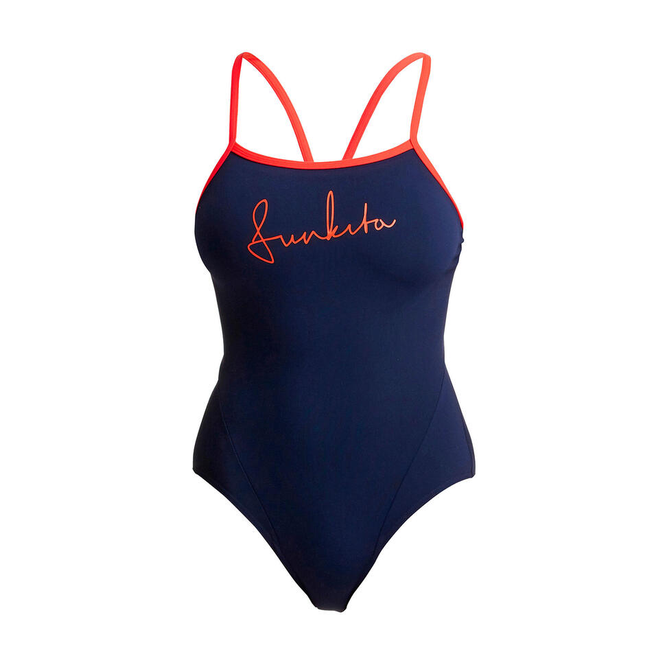 Maillot de bain une pièce à bretelles simples de Funkita pour femmes