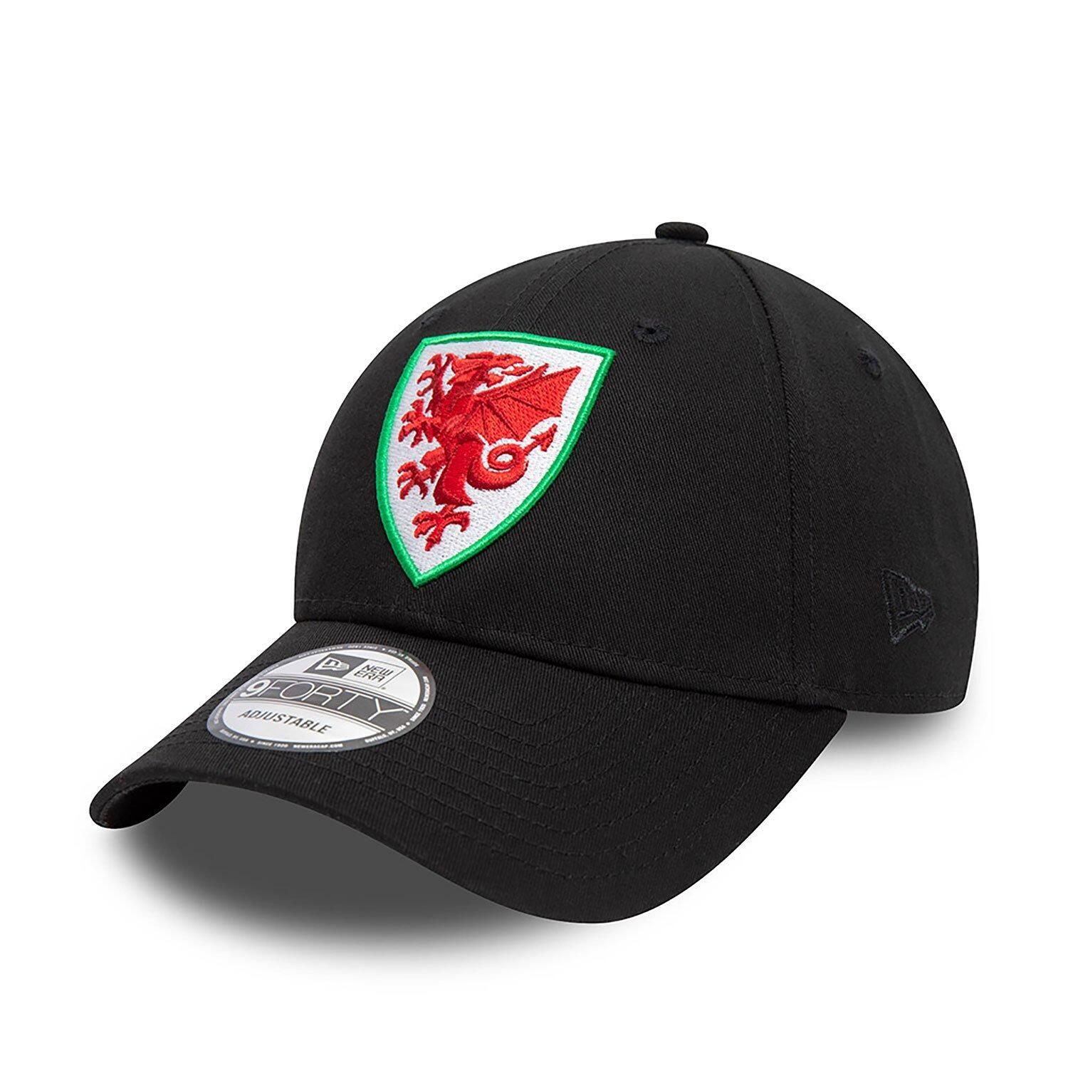 NEW ERA New Era Wales Football 9FORTY Adjustable Cap Black