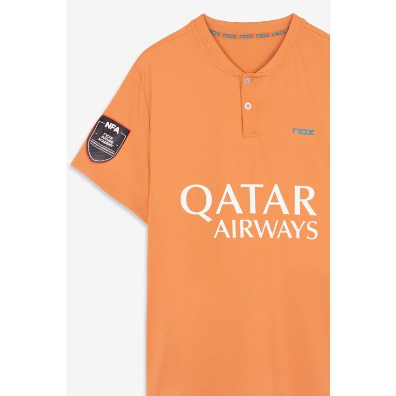 Camiseta de Pádel Oficial de Agustín Tapia 2023 - Naranja