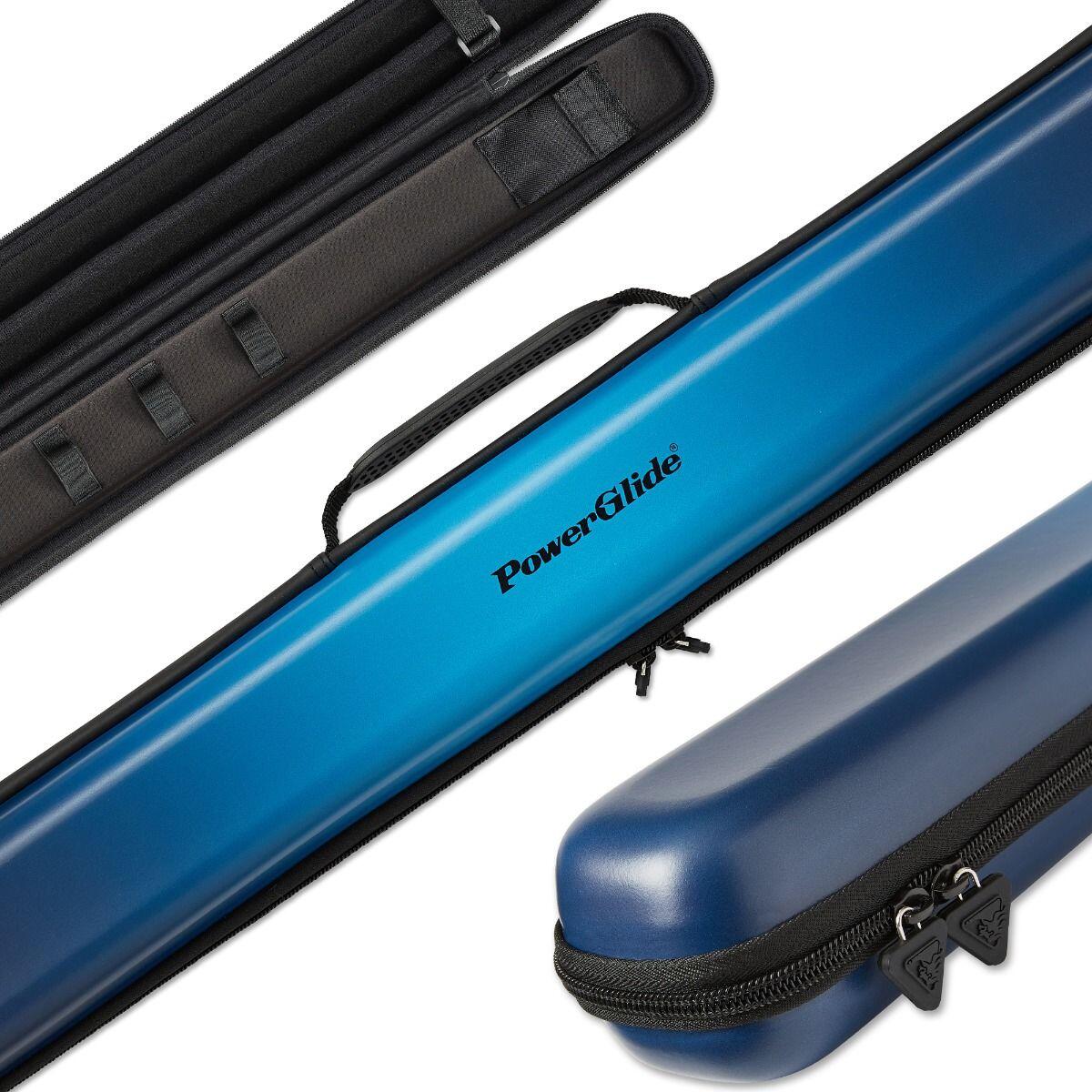 POWERGLIDE Powerglide Svartur Blue 2 piece Snooker/Pool cue case