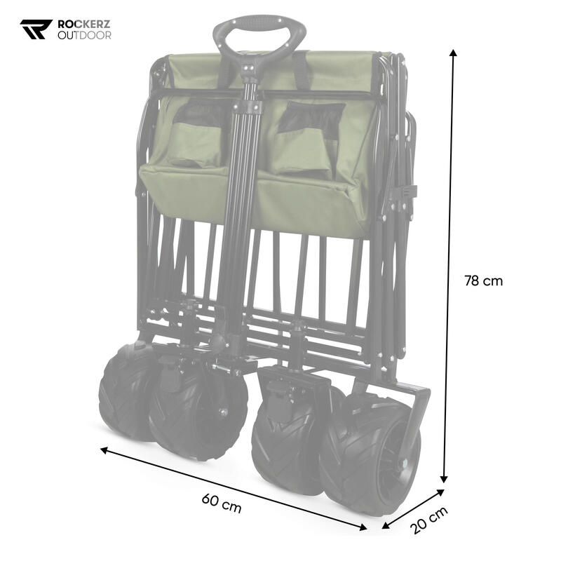 Carretilla - Carro de carga - Plegable - Gran capacidad