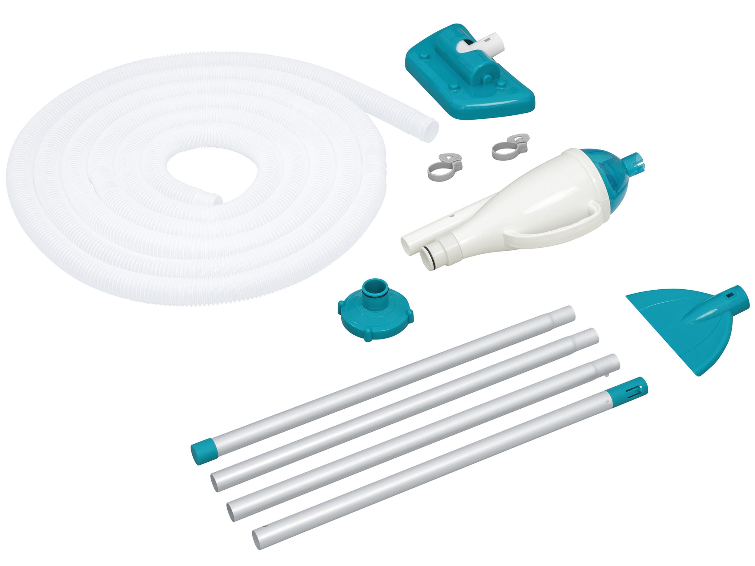 Kit De Mantenimiento De La Piscina Natación Limpieza Bestway Blanco 2/7
