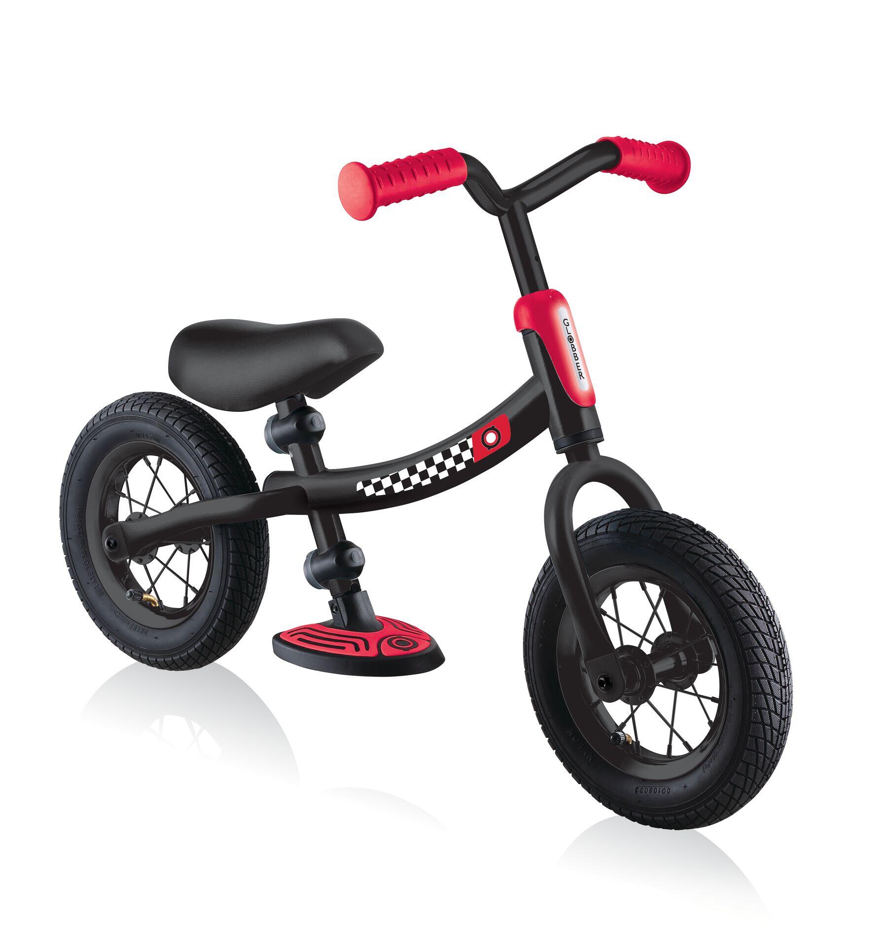 Globber Go Bike Air - Black Red 2/7