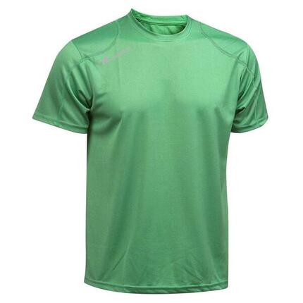 Camiseta Running Manga Corta Hombre Asioka Río Verde Flúor Transpirable