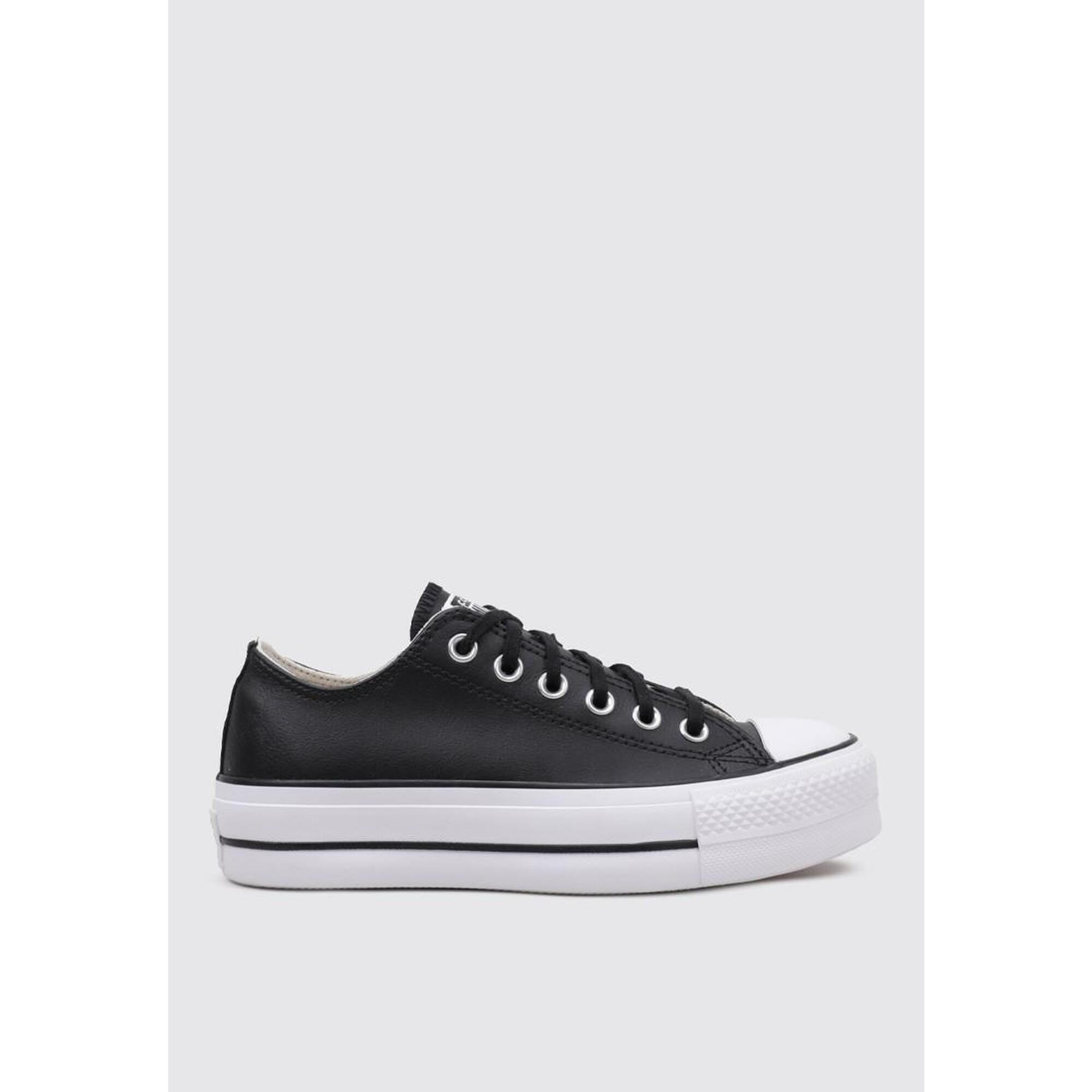 Converse - Baskets Pour Femmes Converse All Star Lift Clean En Cuir Noir - Baskets - Noir - 38 - Decathlon
