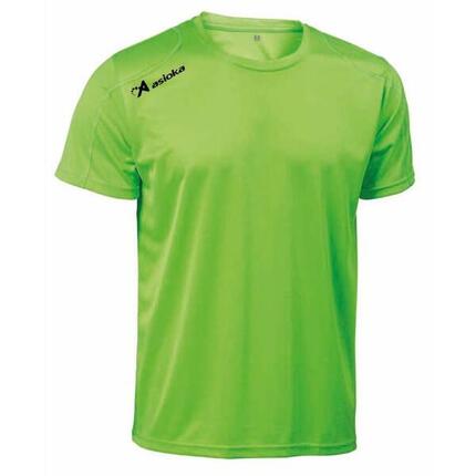 Camiseta Running Manga Corta Hombre Asioka Río Verde Flúor Transpirable