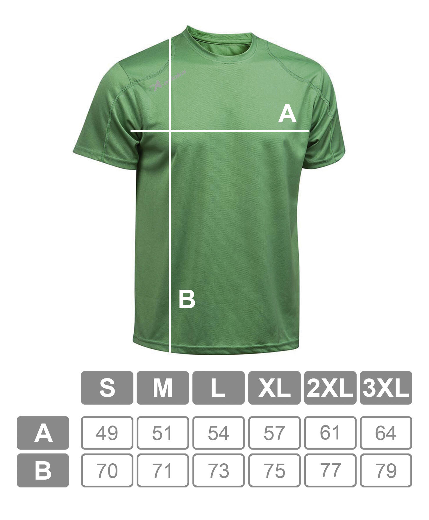 Camiseta Running Manga Corta Hombre Asioka Río Verde Transpirable 5/7
