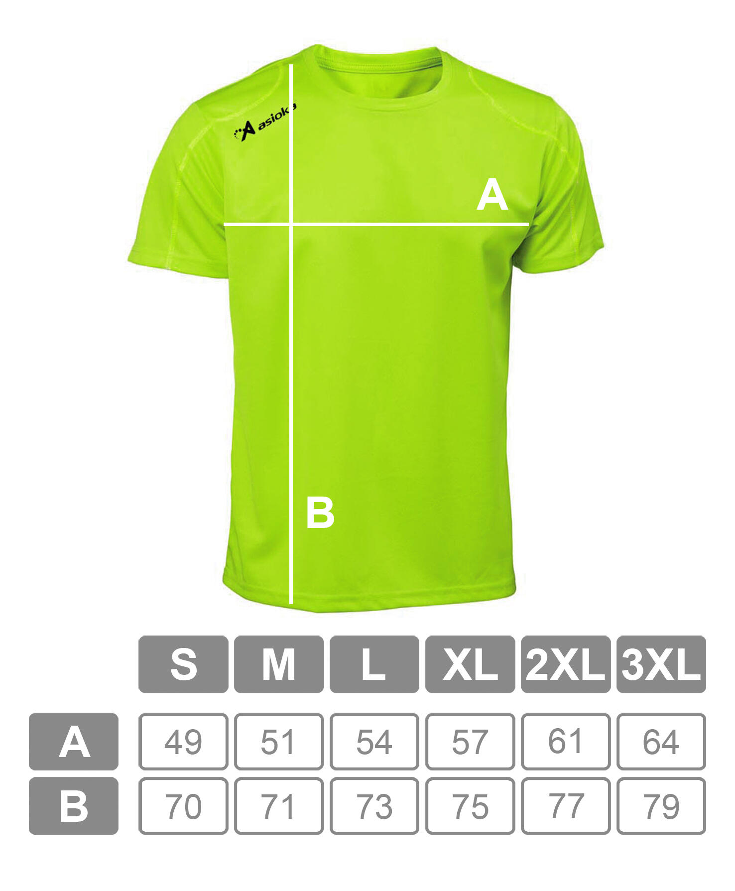 Camiseta Running Manga Corta Hombre Asioka Río Verde Flúor Transpirable 5/7