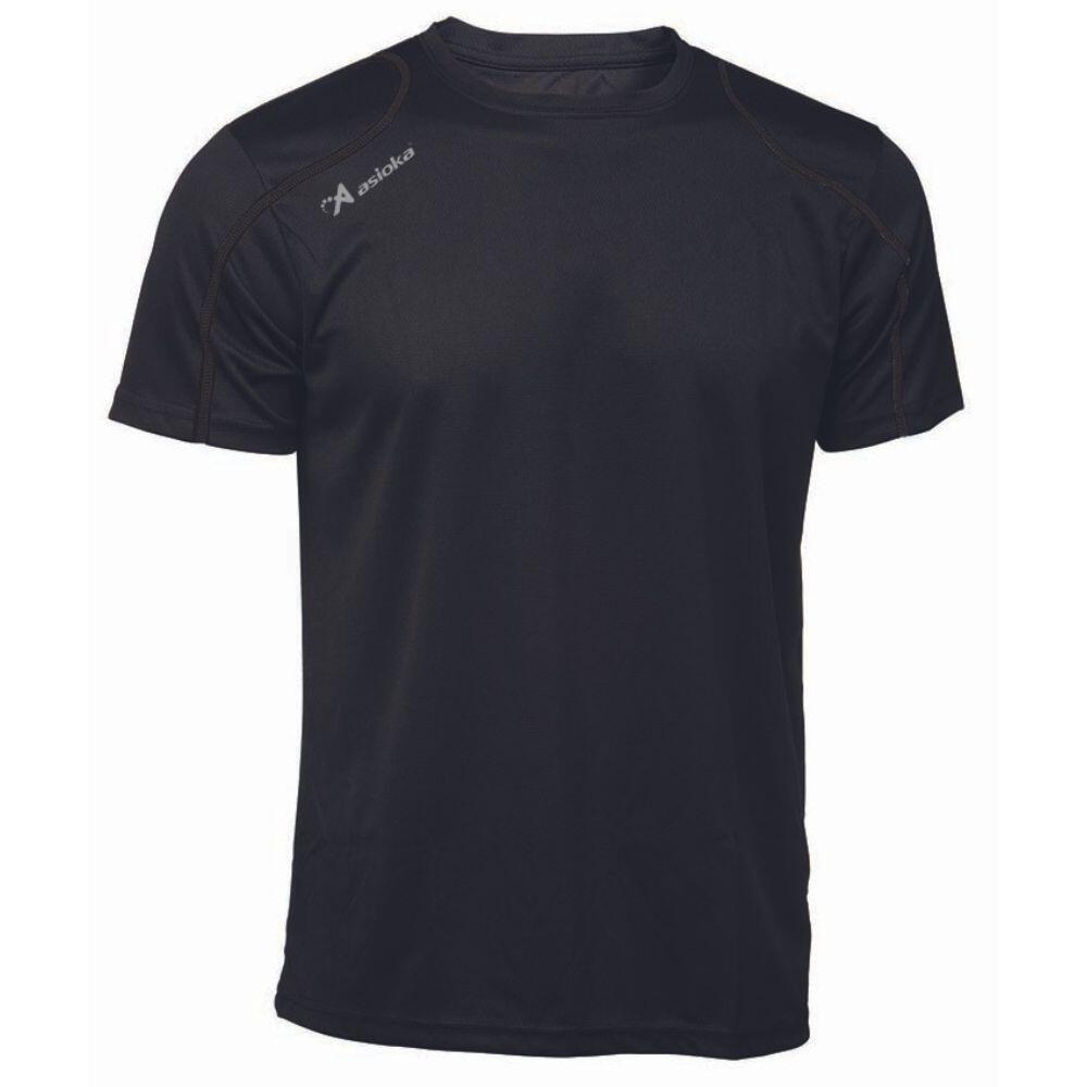 ASIOKA Camiseta Running Manga Corta para Niños Asioka Río Negro Transpirable