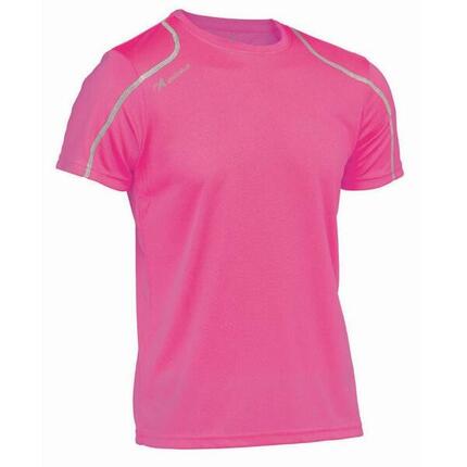 Camiseta Running Manga Corta Hombre Asioka Río Verde Flúor Transpirable