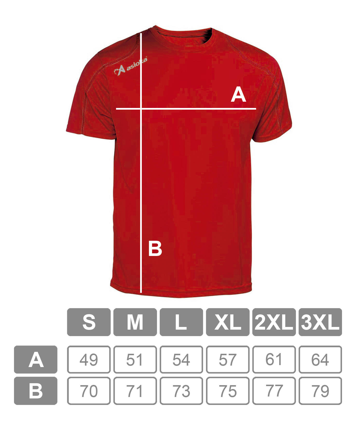 Camiseta Running Manga Corta Hombre Asioka Río Roja Transpirable 5/7