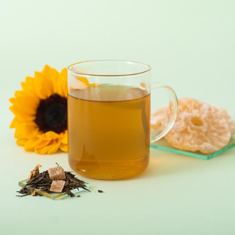 Tea Shop Té Verde Asian Wellness 100g Con Frutas Tropicales Espirulina Aloe Vera