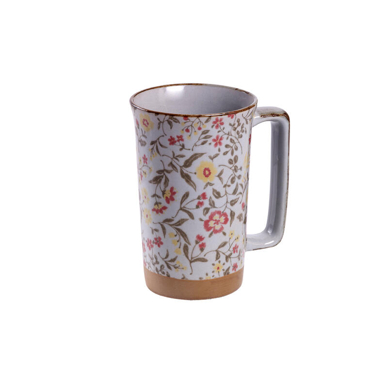 Tea Shop Taza de Té con filtro y tapa Mug Uki Jumbo Aki Red Taza de porcelana