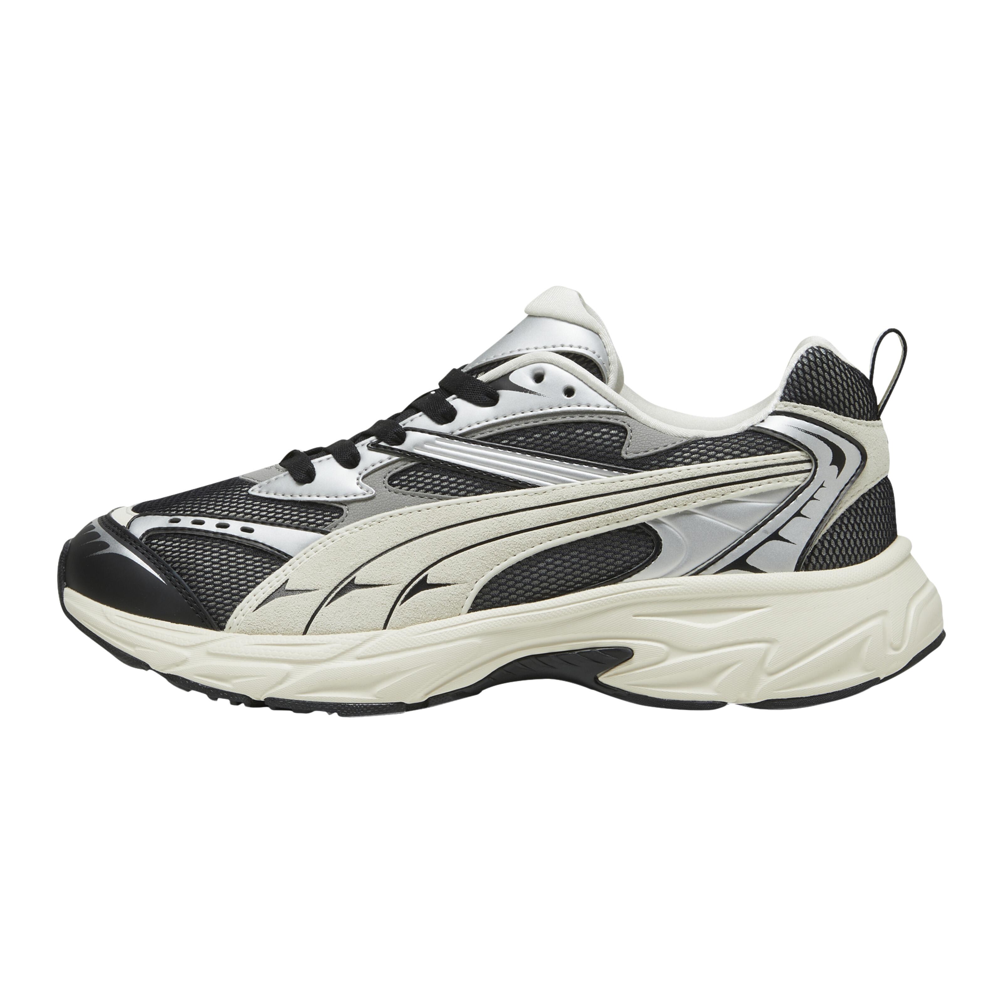 Puma - Basket À Lacets Puma Morphic Retro - Femme - Baskets - Noir - 40 - Decathlon