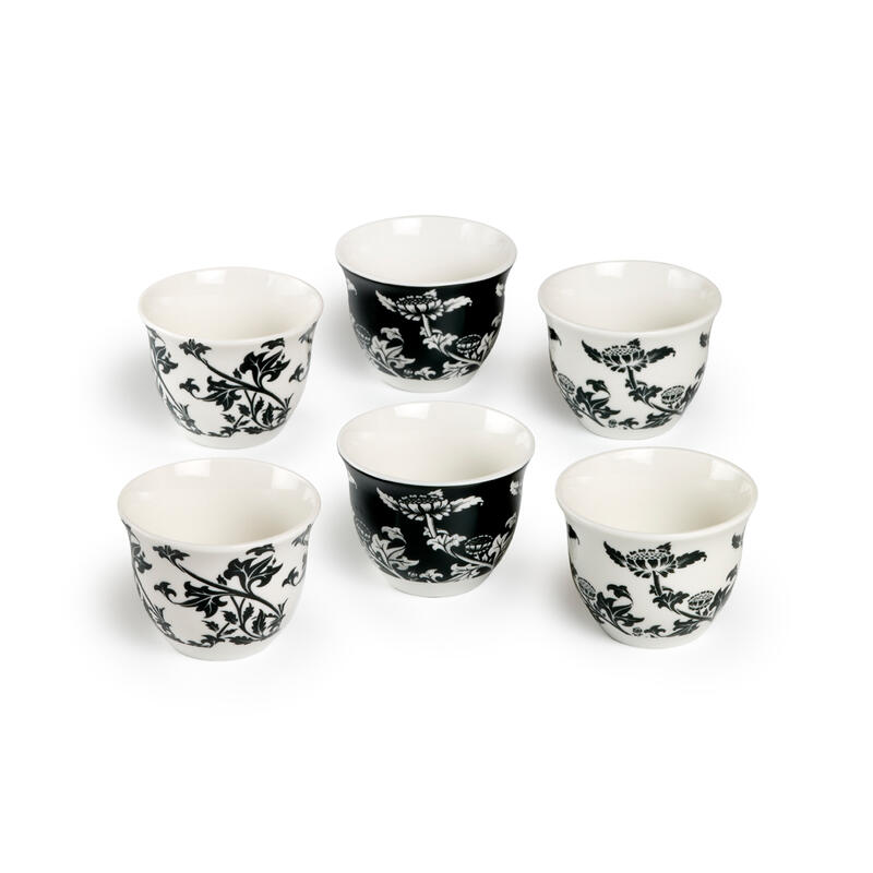 Tea Shop Set vasos Flowery Taza de porcelana para infusión