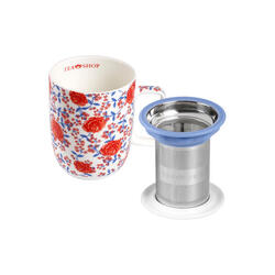 Taza de Té con filtro y tapa Mug Harmony Baagh Taza de porcelana para  infusión