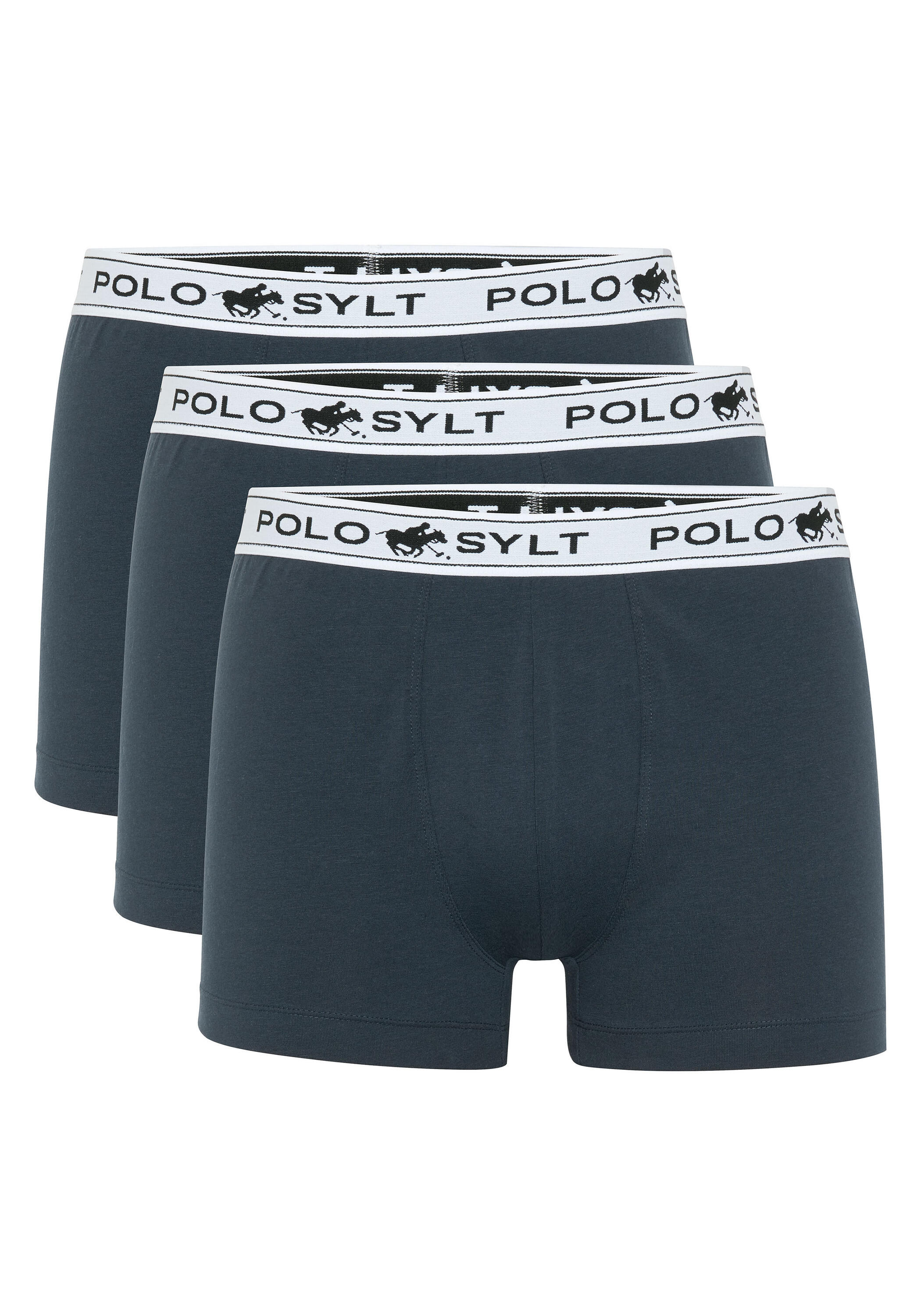 POLO SYLT Boxershorts im 3er-Pack mit Label-Elastikbund