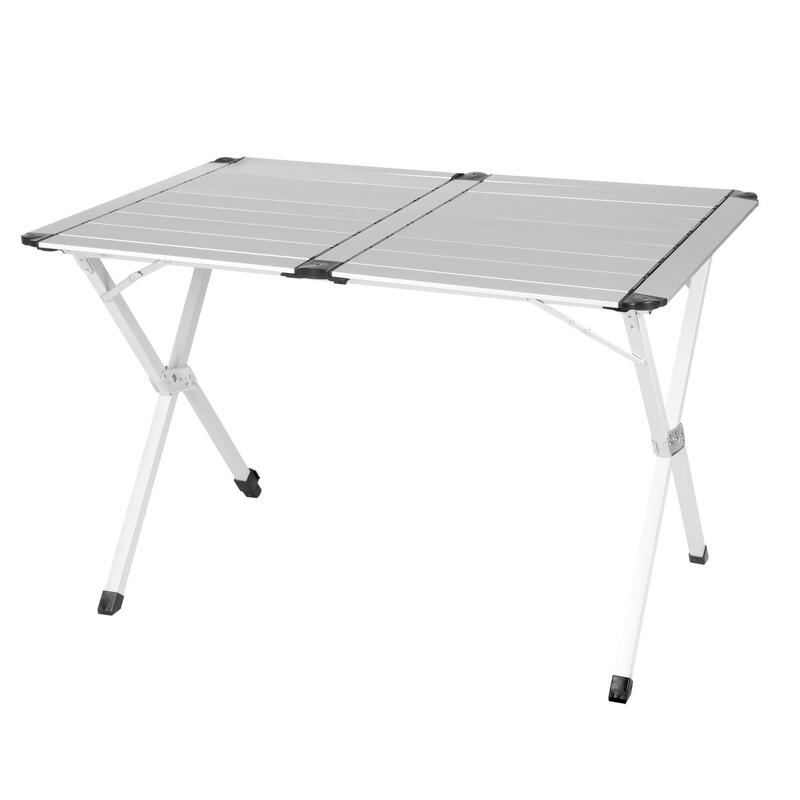 High Peak Olvera,table de camping,plateau de table roulant,aluminium