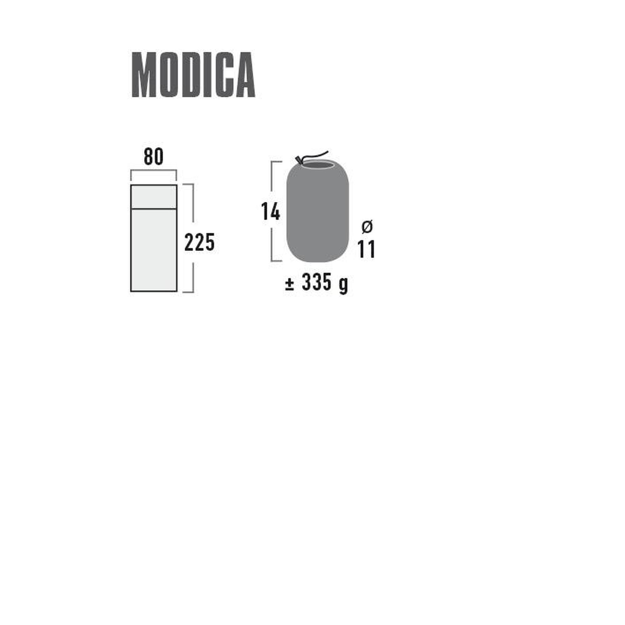High Peak Modica, slaapzakinlaat, dekenslaapzak, hoofdbord met kussenvak