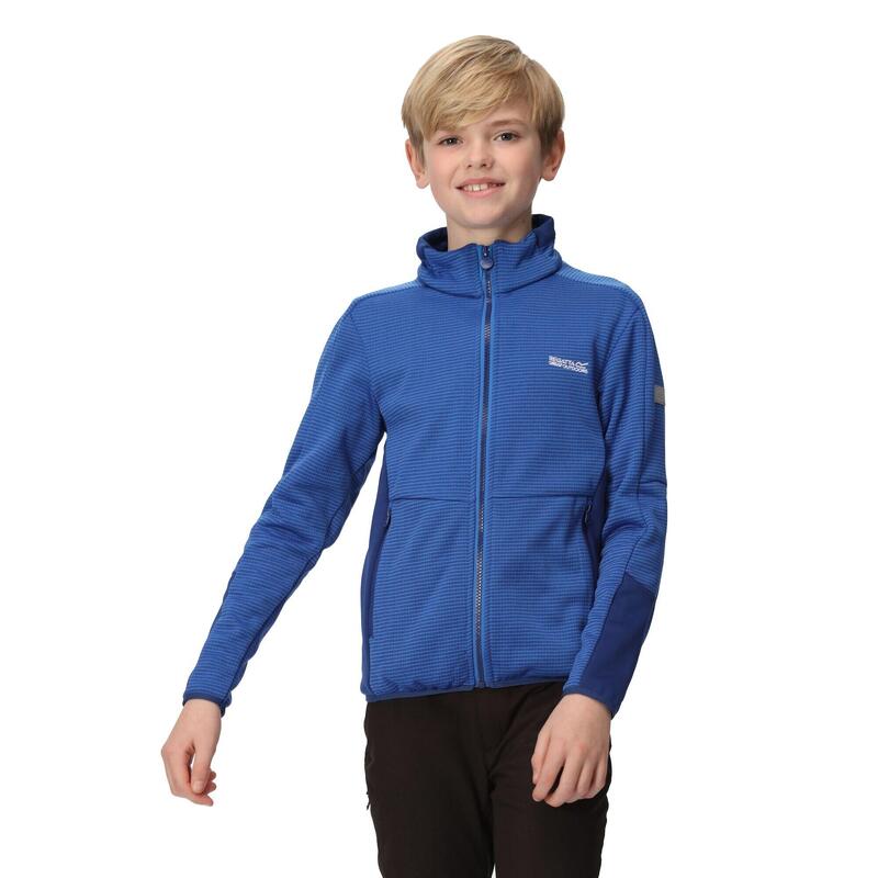 Kinder/Kinder Highton IV Full Zip Fleecejack (Sterk Blauw/Nieuw Royal)