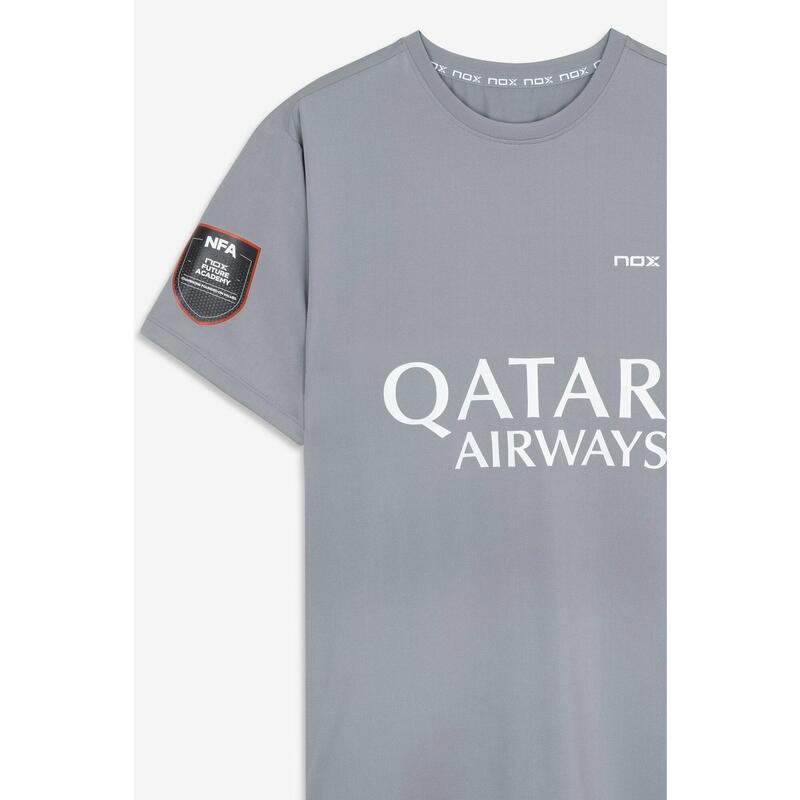 Camiseta de Pádel Oficial de Agustín Tapia 2023 - Gris