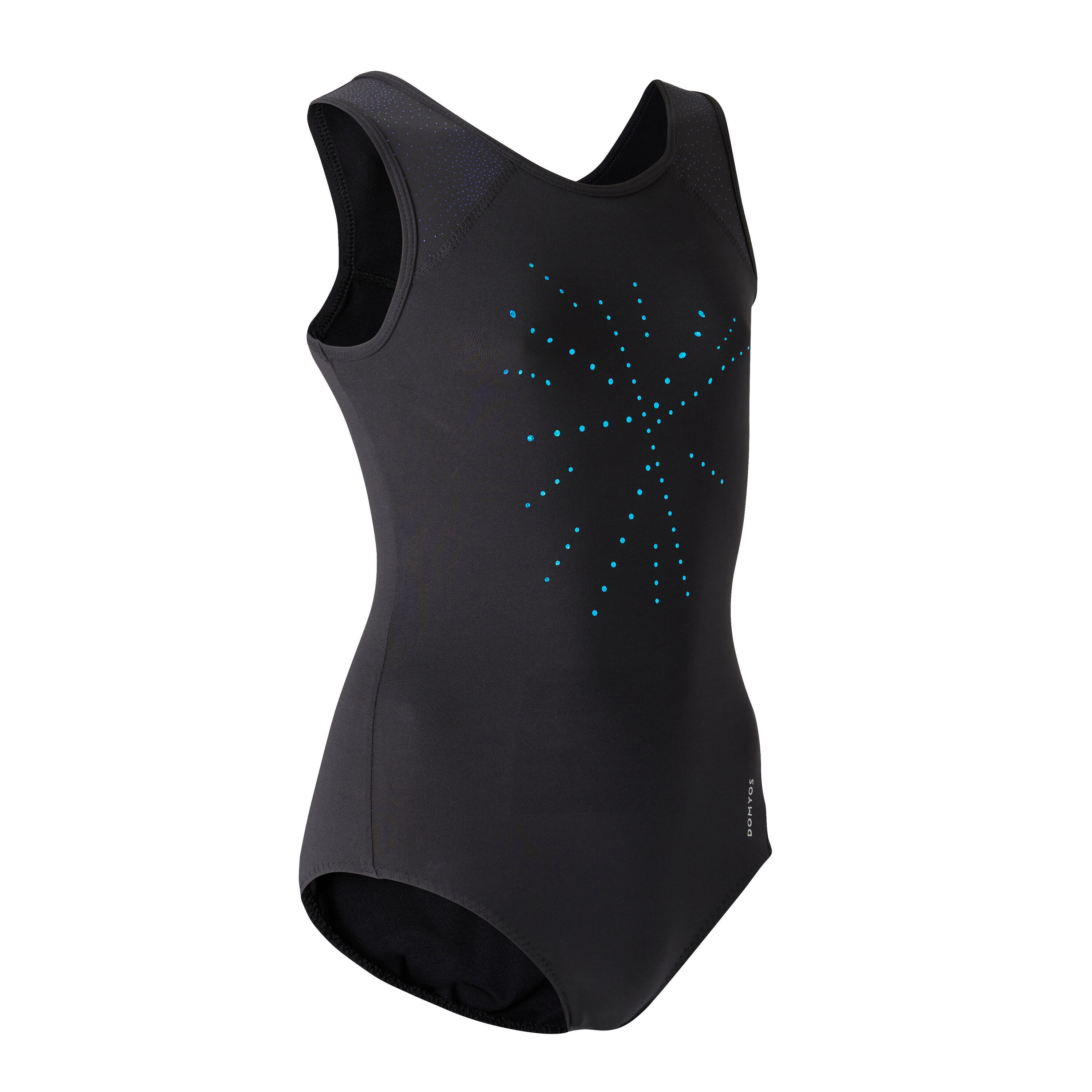 DOMYOS Refurbished Girls Gym Leotard 540 - Black - A Grade