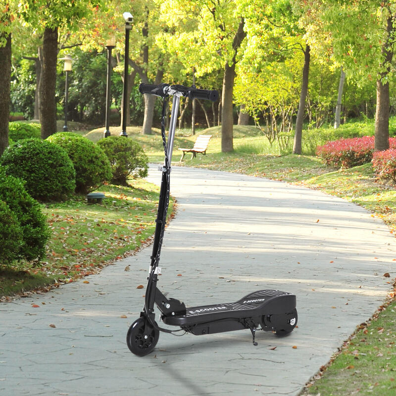 Patinete eléctrico para niños plegable HOMCOM 74x36x91 cm negro