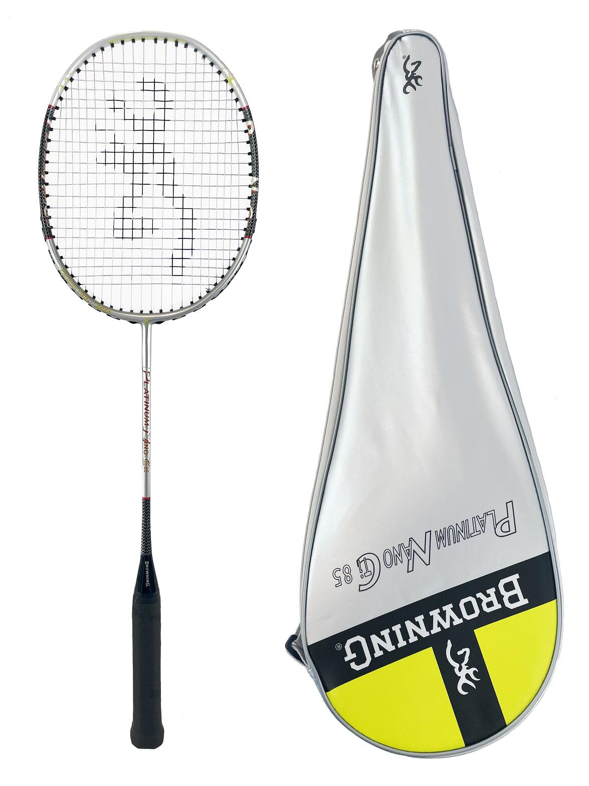 Browning Platinum Nano 85 Badminton Racket, Cover & Shuttles 2/2