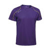 Camiseta Running Manga Corta Hombre Asioka Río Morado Transpirable