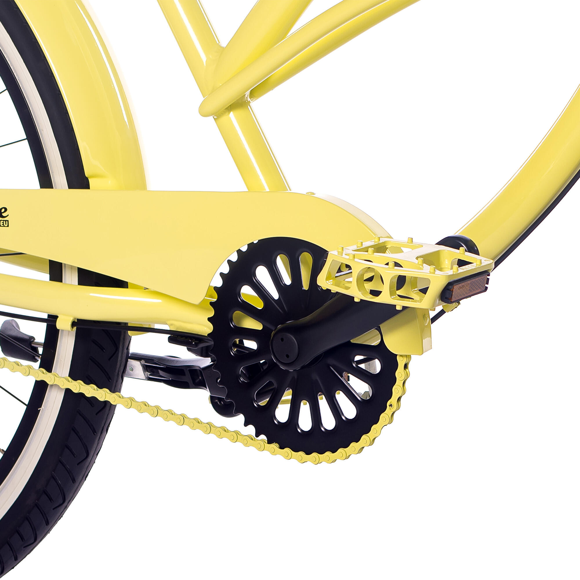 Rower miejski damski Plumbike La Donna Lemon Pepper 3B z hamulcem v-brake 3/7