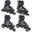 Patins de rodas Patins ajustáveis 4 em 1 Raven Profession