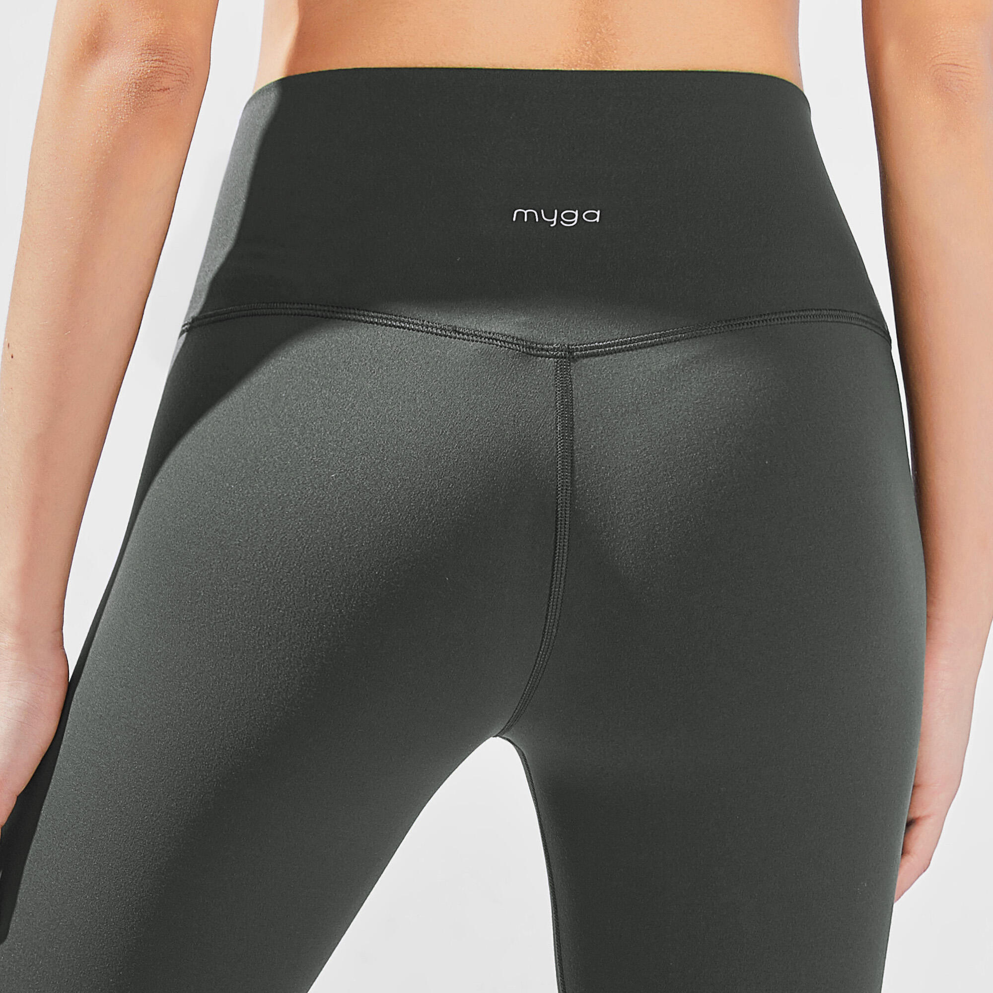 Legginsy myga Yula High-Waisted 7/8 - Grey - S 7/7